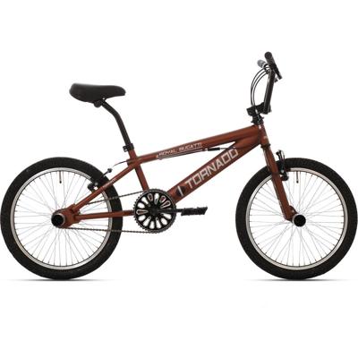 Tornado 20 inch freestyle fiets sparkling brown matt 2000031