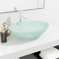 VidaXL Wasbak 50x37x14 cm glas mat - thumbnail