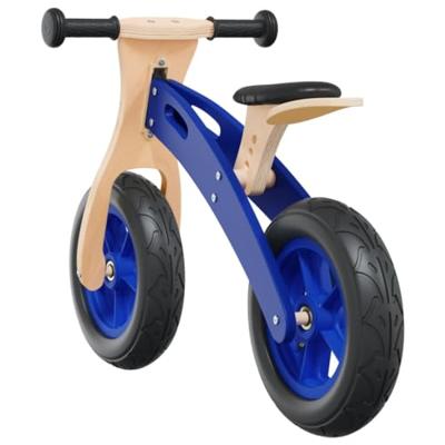 VidaXL Loopfiets voor kinderen met luchtbanden blauw