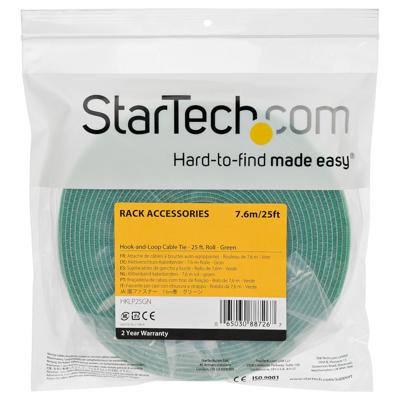 Velcro kabelbinders Startech HKLP25GN