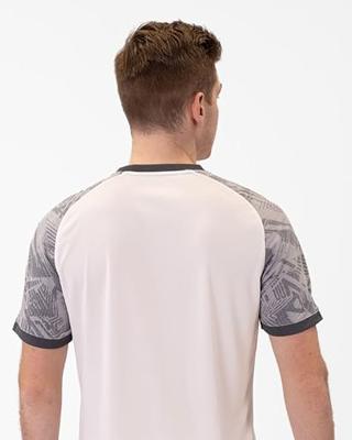 JAKO 4224 Shirt Iconic Km - Wit/Zachtgrijs/Antra Light - M