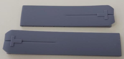 Horlogeband Tissot T-TOUCH / T33763881A / T610020044 Silicoon Lichtblauw 20mm