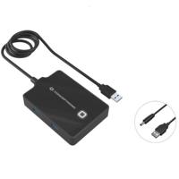 Conceptronic HUBBIES11B interface hub USB 3.2 Gen 1 (3.1 Gen 1) Type-A 5000 Mbit/s Zwart - thumbnail