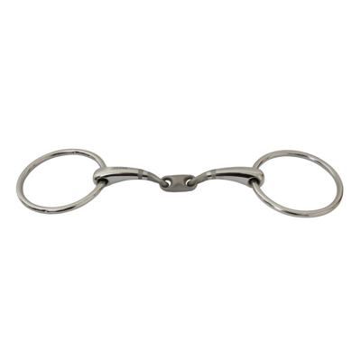 Pagony Watertrens dubbel Satin Contact zilver maat:11.5cm