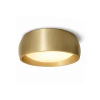 Artdelight Plafondlamp Montana Ø 15 cm goud - thumbnail