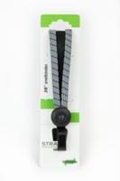 Qibbel Widek triobinder eye met haak 24+2x12mm zwart/steengrijs - thumbnail