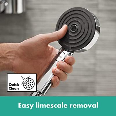 Regendouche set HansGrohe Pulsify S Showerpipe 2 Jets EcoSmart Met ShowerTablet Select 400 Chroom - thumbnail