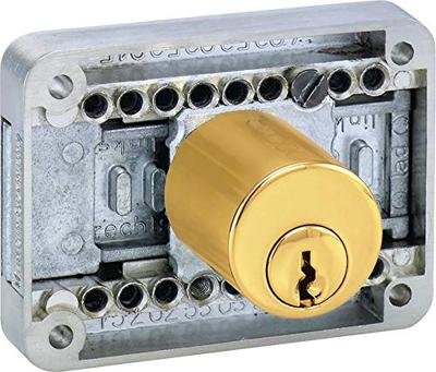 Junie bureauslot 2828 messing gelijksluitend KA0101 Junie bureauslot 2828 messing gelijksluitend KA0101