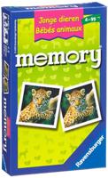 Ravensburger Spel Memory Jonge Dieren Pocket - thumbnail