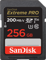Sandisk SDXC geheugenkaart - 256GB - ExtremePro - U3 - thumbnail