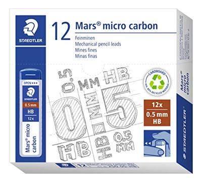 Potloodstift staedtler mars micro carbon 0.5 mm hb | 12 stuks