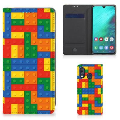 Samsung Galaxy A40 | Hoesje met Magneet | Blokken