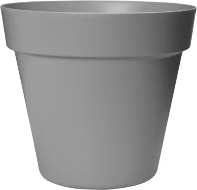 Easyday bloempot smile recht 29x25,8 cm grijs