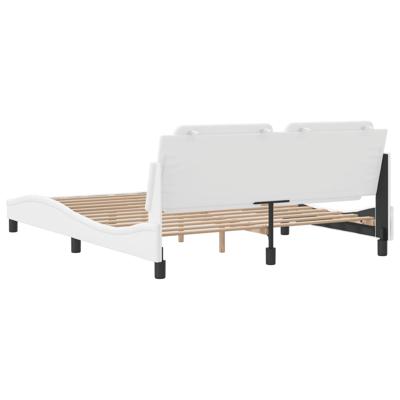 Bedframe zonder matras "Zadar" kunstleer wit 180x200 cm