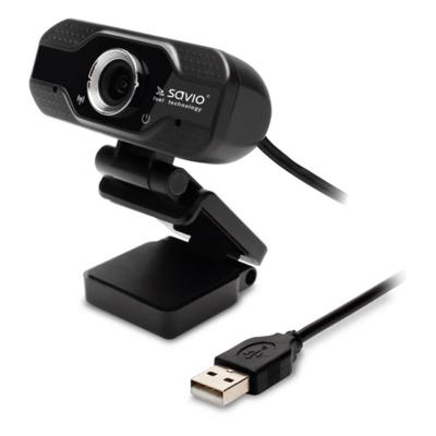 Savio CAK-01 webcam 1920 x 1080 Pixels USB Zwart