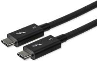 StarTech.com 0.8 m  Thunderbolt 3 naar Thunderbolt 3 kabel - 40Gbps - USB-C kabel - 100W PD - Dual 4K - TB3 gecertificeerd - TBLT34MM80CM - thumbnail