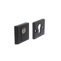 Intersteel veiligheidsrozet - met kerntrekbeveiliging - mat zwart - thumbnail