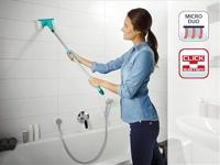 Leifheit 41700 Tegel- en Badreiniger Flexi Pad + Telescoopsteel - thumbnail