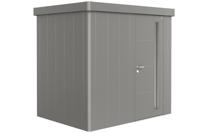Biohort Neo 1B metalen tuinhuis enkele deur kwartsgrijs 236x180 cm - thumbnail