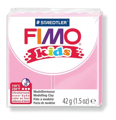 FIMO® Fimo kids boetseerklei, roze, 42 gr