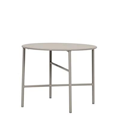 Mila metalen tuin salontafel grijs - Ø 50 cm