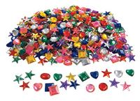 Colorations glitter strasstenen vormen, 570st. - thumbnail