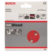 Bosch Accessories C430 Expert for Wood and Paint 2608607246 Excenterschuurpapier Met klittenband, Geperforeerd Korrelgrootte (num) 180 (Ø) 115 mm 5 stuk(s) - thumbnail