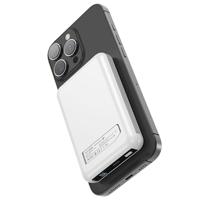 MOJOGEAR NovaMag All-in-1 Powerbank 10.000 mAh - Draadloos Qi2 & ingebouwde kabels - Wit - thumbnail