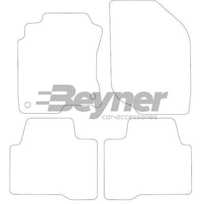 Velours Automatten passend voor Nissan X-Trail T30 2001-2007 HL1549604