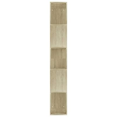 Boekenkast/kamerscherm 45x24x159 cm bewerkt hout sonoma eiken