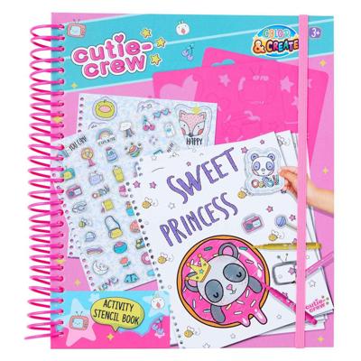 Canenco Cutie crew sjabloon activiteiten kleurboek
