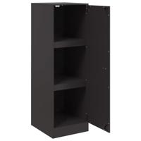 Dressoir 34,5x39x107 cm staal zwart - thumbnail