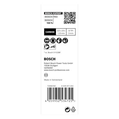 Bosch Accessories 2608900382 Expert Vehicle Rescue S 1157 CHM reciprozaagblad, 10 stuks Zaagbladlengte 225 mm 10 stuk(s) Bosch Accessories 2608900382 Expert Vehicle Rescue S 1157 CHM reciprozaagblad, 10 stuks Zaagbladlengte 225 mm 10 stuk(s)