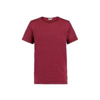 America Today gemêleerd T-shirt donkerrood - thumbnail