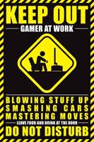 Poster Gamer At Work Do Not Disturb 61x91,5cm - thumbnail