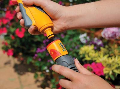 Hozelock 2065 Slangkoppelstuk met waterstop Ø 15 en 19mm koppeling