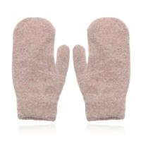 LGT JWLS Khaki Gebreide Dameswanten - Luxe Konijnenbont Look - thumbnail