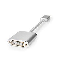 Nedis DisplayPort-Kabel | DisplayPort Male naar DVI-D 24+1-Pins Female | 0.2 m | 1 stuks - CCTB37250AL02 CCTB37250AL02 - thumbnail