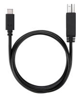 Targus 0.15M USB-C naar USB-A 5 Gbps adapterkabel, zwart (ACC923USX) USB-C naar USB-B Zwart - thumbnail