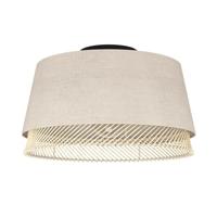 Eglo PlafondlampTabley Ø 38cm - linnen met rotan - 43974 - thumbnail
