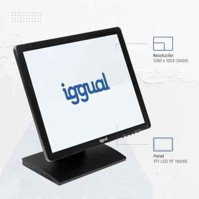 Monitor iggual MTL19C 19" SXGA Tactiel 240 Hz Monitor iggual MTL19C 19" SXGA Tactiel 240 Hz