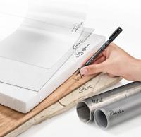 Staedtler Lumocolor 319, permanent marker special, 4 stuks in verschillende schrijfbreedtes, zwart - thumbnail