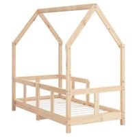 Kinderbedframe 70x140 cm massief grenenhout - thumbnail