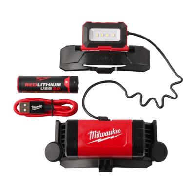 Milwaukee L4 BOLTHL-301 BOLT™ Hoofdlamp 600 lumen 3.0Ah Redlithium™ - 4933479902