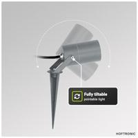 Set van 6 Spikey dimbare LED prikspots - excl. GU10 - Wandspot - IP65 voor binnen en buiten - Grondspies - Antraciet - thumbnail