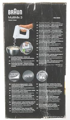Braun HM3000 MultiMix 3 Handmixer Wit