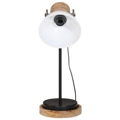 VidaXL Bureaulamp 25 w e27 17x17x50 cm wit