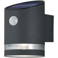 LED Tuinverlichting - Buitenlamp - Trion Salty - Wand - 3W - Warm Wit 3000K - Rond - Mat Zwart - RVS - thumbnail