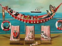 New York Puzzle Company Alle poten aan dek - 500 stukjes - thumbnail