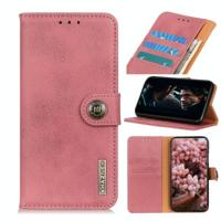 Voor Alcatel 1B 2020 Cowhide Texture PU + TPU Horizontal Flip Leather Case met Holder & Card Slots & Wallet(Pink) - thumbnail
